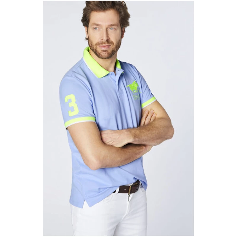 Polo Sylt Regular-Fit Poloshirt im Label-Stil