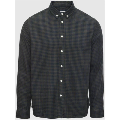 Regular Fit Double Layer Checkered Shirt
