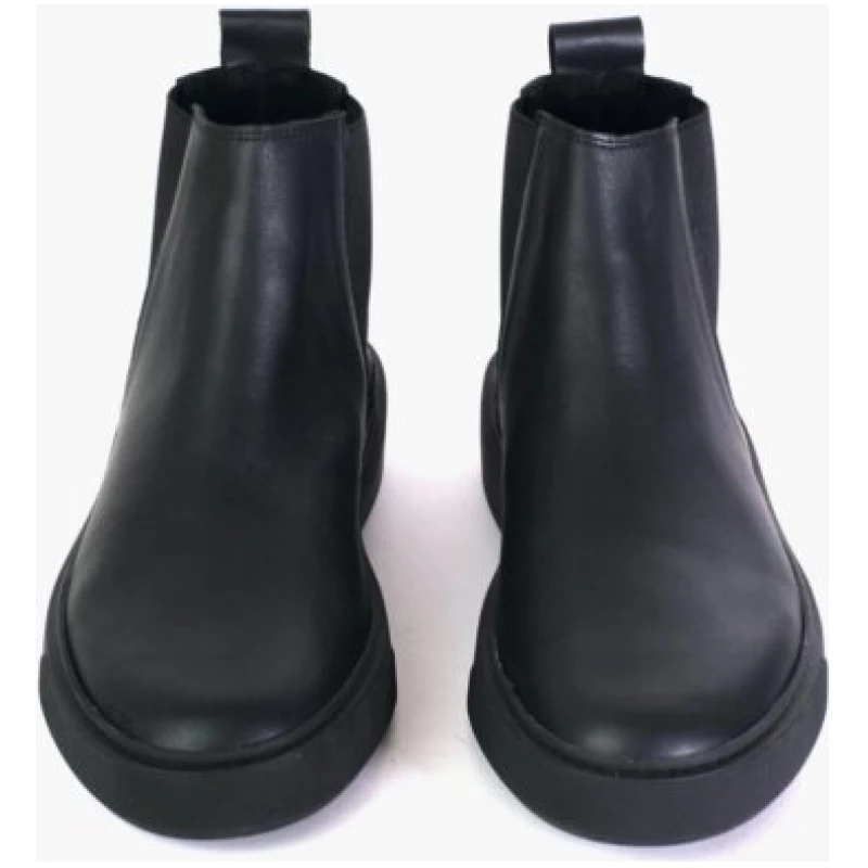 SORBAS '95 Leder Chelsea Boots mit abbaubarer Sohle in All Black