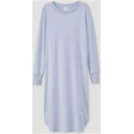 hessnatur Damen Nachthemd aus Bio-Baumwolle - blau - Größe 38