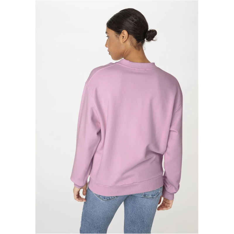 hessnatur Damen Sweatshirt Relaxed aus Bio-Baumwolle - rosa - Größe 34