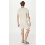 hessnatur Herren Pyjama Regular PURE NATURE aus Bio-Baumwolle - natur - Größe 50