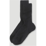 hessnatur Socken im 2er-Pack aus Bio-Baumwolle - schwarz - Größe 36/37