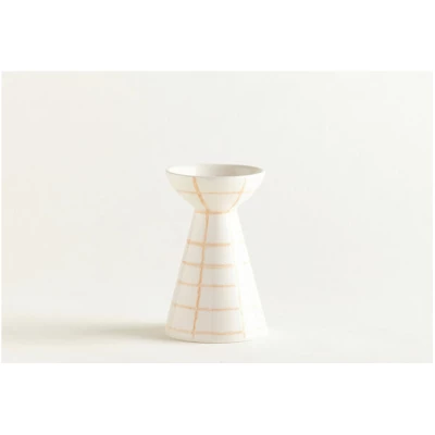 onomao Handbemalte Vase 'Duartinho' aus Steinzeug