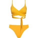 Anekdot Damen vegan Lin + Skyline Slim Bikini Set Gelb