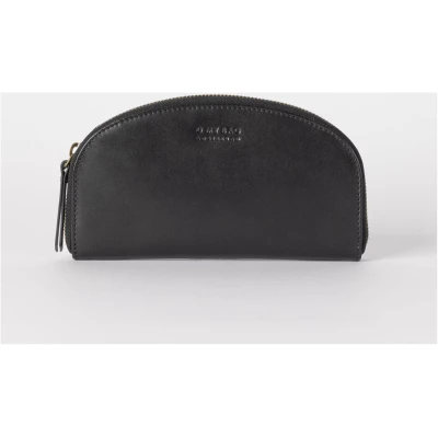 Blake Wallet - Black Classic Leather - Smooth Rounded Leather Wallet