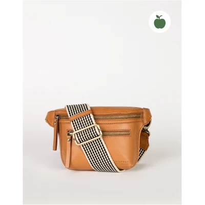 Bum Bag - Cognac Apple Leather - Cross Body Belt Bag