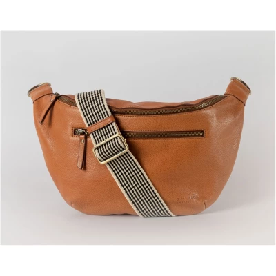 Bum Bag Large - Wild Oak Soft Grain Leather - Cross Body Belt Bag