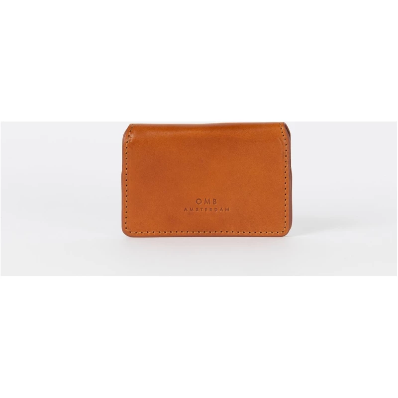 Cassies Cardcase - Cognac Classic Leather - Small Leather Wallet Magnetic Closure