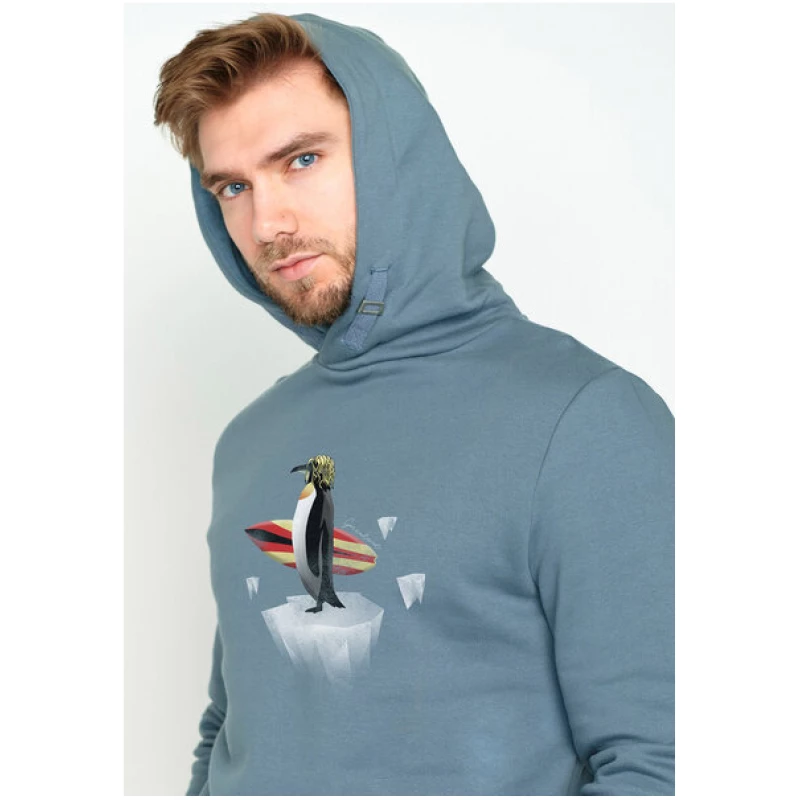 GREENBOMB Animal Penguin Sport Star - Hoodie für Herren