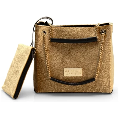 Handtasche Portofino, Farbe: Gold