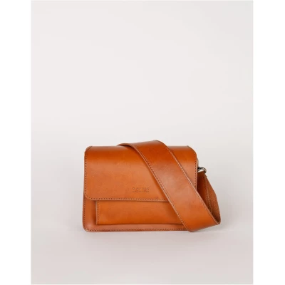 Harper Mini - Cognac Classic Leather - Accordion Style Midi Handbag