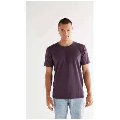 Herren Kurzarmshirt aus Bio-Baumwolle Ringel T-shirt 2218"Leela Cotton"