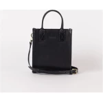 Jackie Mini - Black Classic Leather - Structured Mini Leather Bag One Strap