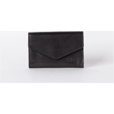 Jos Purse - Magnetic - Black Classic Leather - Compact Leather Wallet Magnetic Closure