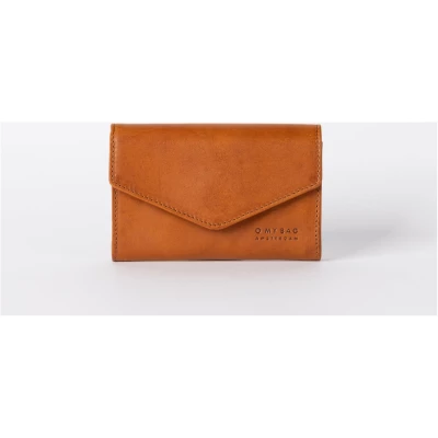 Jos Purse - Magnetic - Cognac Classic Leather - Compact Leather Wallet Magnetic Closure
