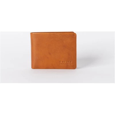 Joshuas Wallet - Cognac Classic Leather - Billfold Wallet With Id Window