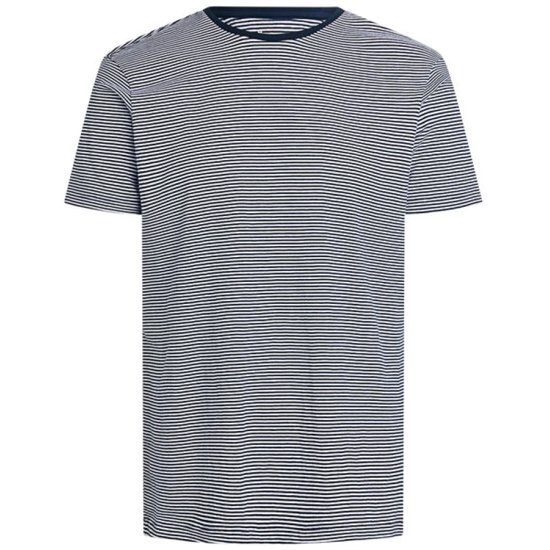 KnowledgeCotton Apparel T-Shirt gestreift - ALDER striped Basic O-Neck Tee - aus Bio-Baumwolle