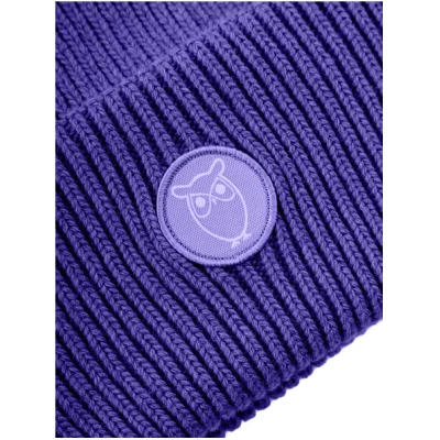 KnowledgeCotton Apparel Woll-Mütze - Rib Beanie - aus 100% Merino Wolle