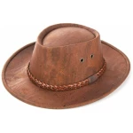 Kork-Deko Cowboyhut aus Korkstoff - beige oder braun (Korkhut, Hut aus Kork, Korkstoff)