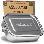 Lunchbox EcoYou - auslaufsichere Brotdose aus Edelstahl 800 oder 1200 ml
