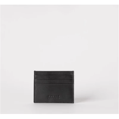 Marks Cardcase Maxi - Black Classic Leather - Minimal Leather Card Holder