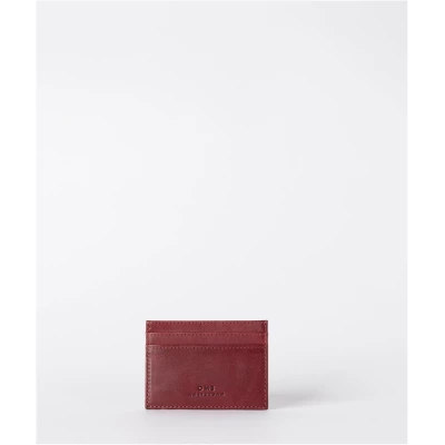 Marks Cardcase - Ruby Classic Leather - Minimal Leather Holder