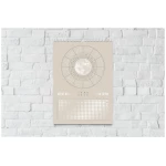 Mondkalender - Wandkalender A3, A4 - beige // ShellyCreates