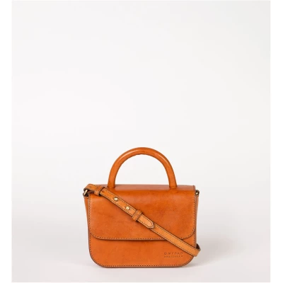 Nano Bag - Cognac Classic Leather - Mini Crossbody Bag Removable Strap