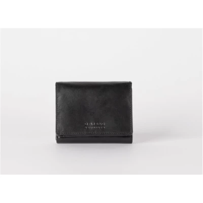 Ollie Wallet - Black Classic Leather - Eco-leather Billfold Wallet