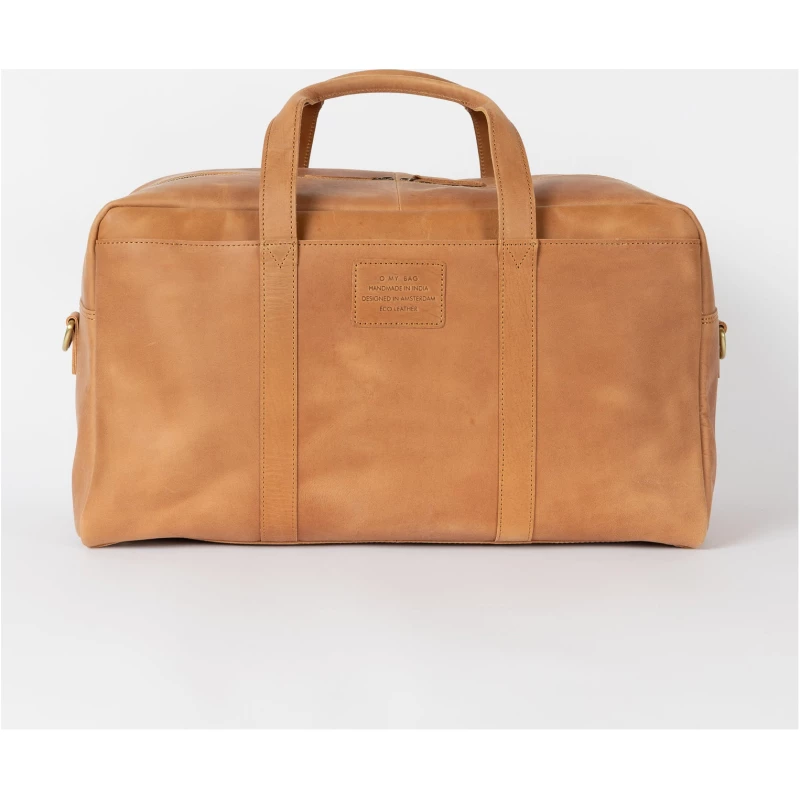 Otis Weekender - Camel Hunter Leather - Weekend Travel Bag Detachable Shoulder Strap