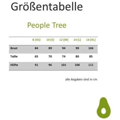 People Tree Crop Top One Shoulder - Yoga Asymmetric Top - aus Bio-Baumwolle