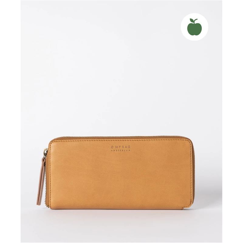 Sonny Wallet - Cognac Apple Leather - Long Zip Around Wallet