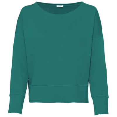 Sweatshirt aus reiner Bio-Baumwolle, grün