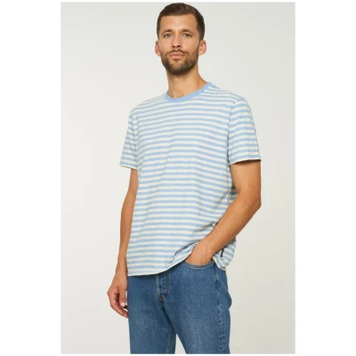 T-Shirt Delonix Stripes Blau