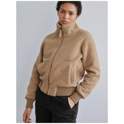TWOTHIRDS Vegane Sherpa-Jacke BROULEE aus recyceltem Polyester