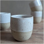 Töpferei am Wald Kaffeebecher handgemachte Keramik / Becher ohne Henkel
