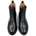 Will's Vegan Shop Luxe Chelsea-Stiefel für Damen in schwarz