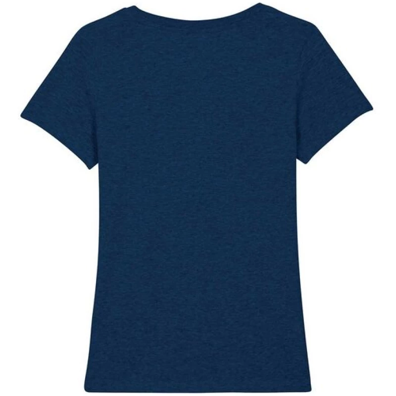 YTWOO Basic T-Shirt Damen meliert, Bio-Baumwolle, viele Farben, XS-2XL