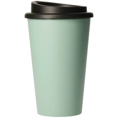 elasto Kaffeebecher to go - doppelwandig 350ml aus 100% recyclebarem Bio-Kunststoff