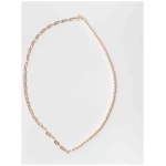 fejn jewelry Kette 'pearl & chain' mit Perlen und Kettengliedern