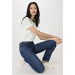 hessnatur Damen Jeans HANNA High Rise Mom aus Bio-Denim - blau - Größe 28/30