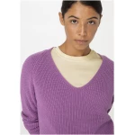hessnatur Damen Pullover Regular aus Bio-Baumwolle - lila - Größe 38