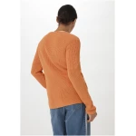 hessnatur Damen Pullover Regular aus Bio-Baumwolle - orange - Größe 34