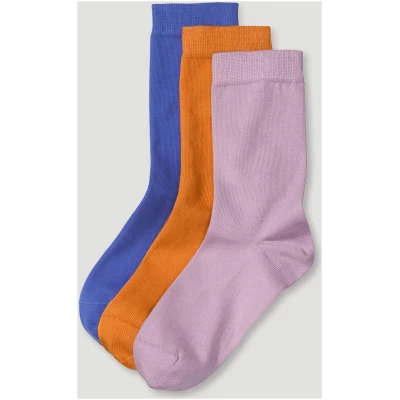 hessnatur Damen-Socken im 3er-Pack aus Bio-Baumwolle - rosa - Größe 35-37