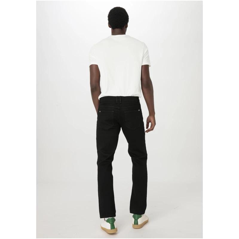 hessnatur Herren Coreva™ Jeans BEN Regular Straight aus Bio-Denim - schwarz - Größe 34/34
