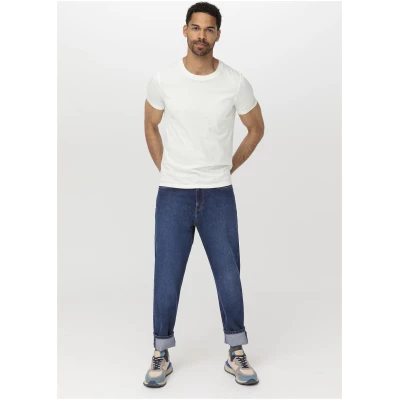 hessnatur Herren Jeans MADS Relaxed Tapered aus Bio-Denim - blau - Größe 32/30