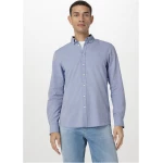 hessnatur Herren Oxford-Hemd Regular aus Bio-Baumwolle - blau - Größe XS (37/38)