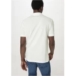 hessnatur Herren Zwirn Polo Shirt Regular aus Bio-Baumwolle - weiß - Größe 46
