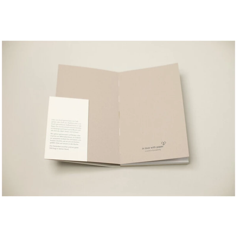 in love with paper Nachhaltiges Notizbuch Nola mit 160 Seiten aus Up/cyclingpapier